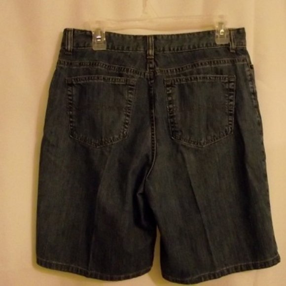 L.L. BEAN Women's, Jean Shorts, Sz 10R,  Blue - Picture 3 of 13
